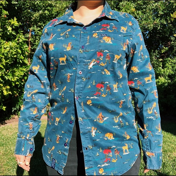 forest button down - Picture 2 of 7